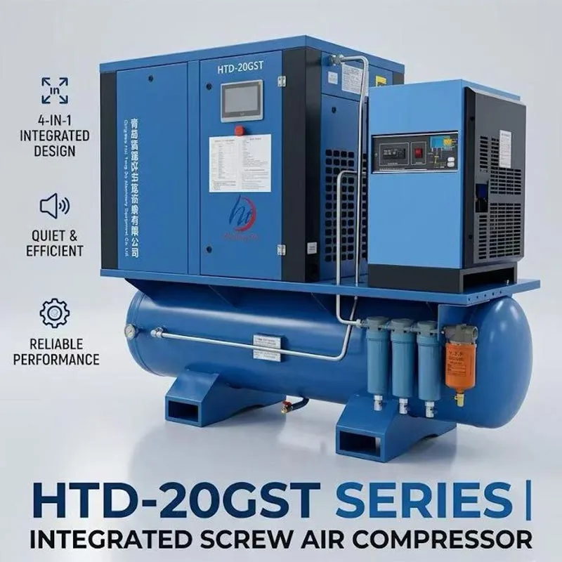 Pemampat Udara 15KW 16 Bar 4-dalam-1